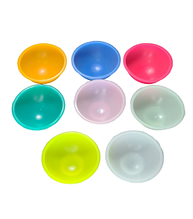 Cuia de silicone neon Bowl de silicone kit com 10 Atacado Brilha no escuro