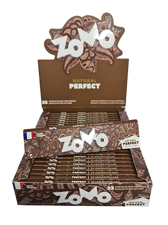 Caixa Seda Zomo Brown Natural Perfect c 25 Atacado