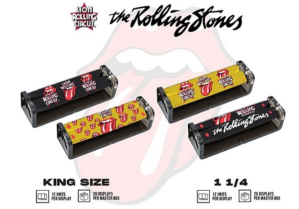 Bolador Lion Rolling Stones Regular Size atacado com 12 + Sacolinha misteriosa