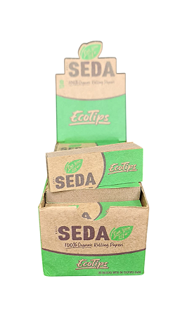 Caixa Piteira Rolls Hemp com 25 livretos