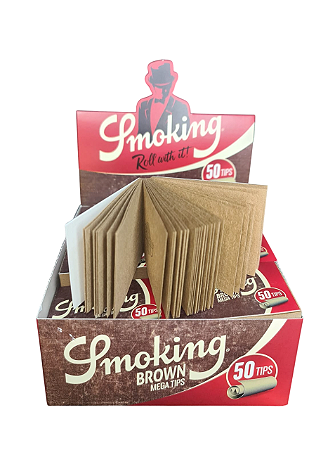 Caixa piteira de papel Smoking Brown Mega large