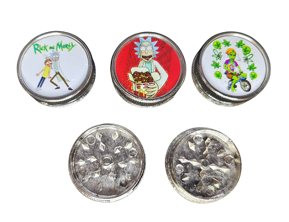 Triturador de metal 2 partes 40x28mm atacado