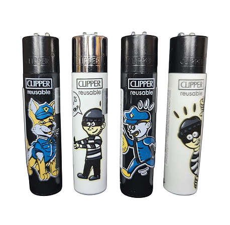 Isqueiro Clipper atacado coleção nova Bandido com 24 unidades