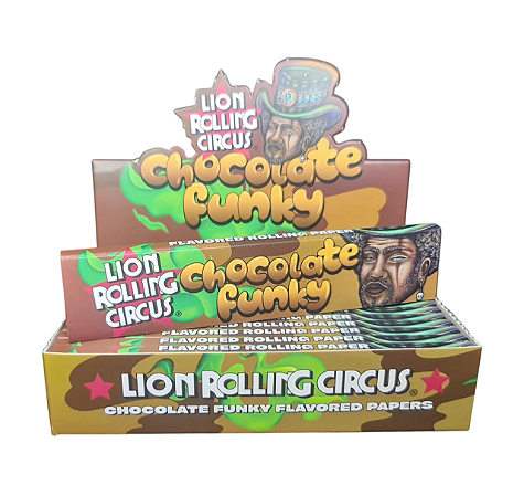Seda Saborizada Chocolate King Size Lion Rolling Circus Chocolate Funky