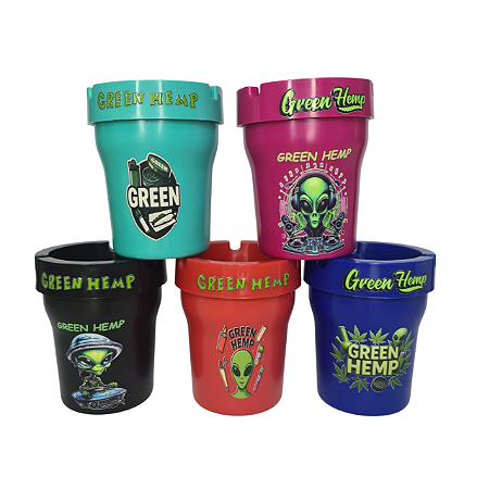 Cinzeiro universal diversas cores estampado