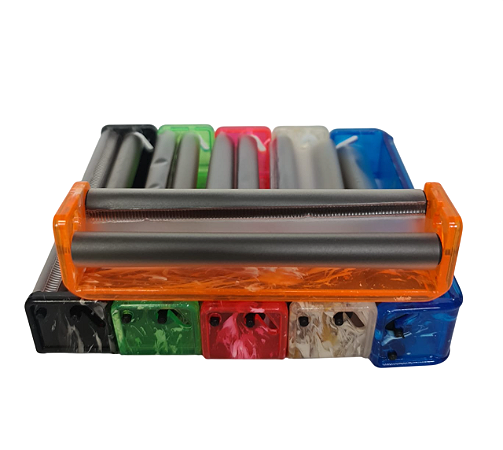 Caixa Bolador máquina de enrolar ROK 110mm marmorizado King size