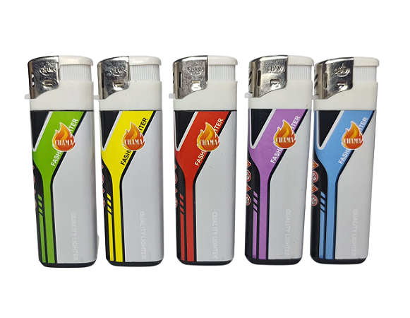 Caixa isqueiro descartável automático com 50 estampado série 2