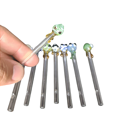 Piteira de vidro polvo 2 diversas cores