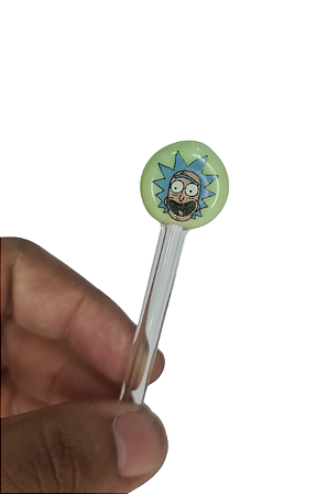Piteira de vidro Rick and Morthy inspiração diversas cores