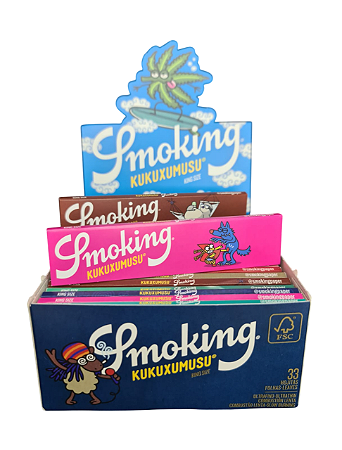 Caixa Seda Smoking Kukuxumussu Original Atacado