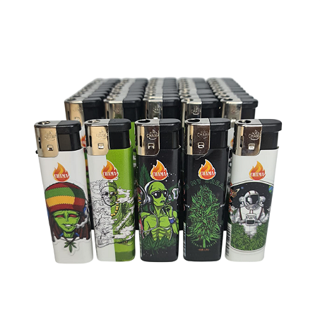 Caixa Maçarico estampado folha reggae