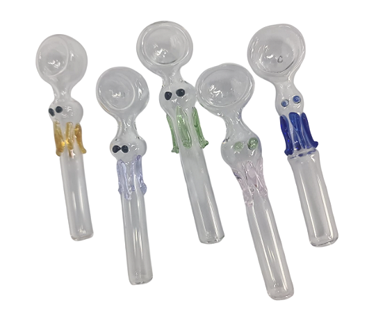 Pipe de vidro polvo cachimbo de vidro polvo