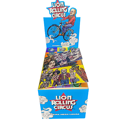 Caixa piteira mega longa Lion Rolling Circus NOVIDADE