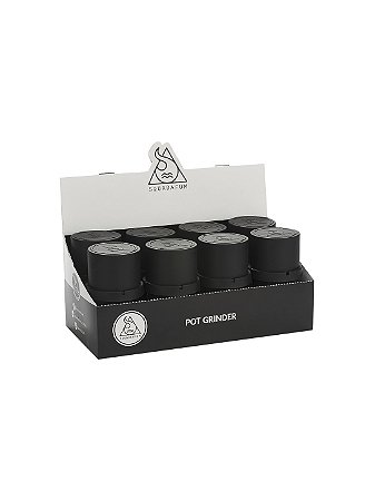 Pot Grinder Squadafum Preto Atacado kit com 8 unidades