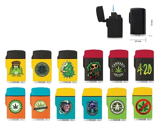 Maçarico Zengaz diversas estampas ZL10Cestam