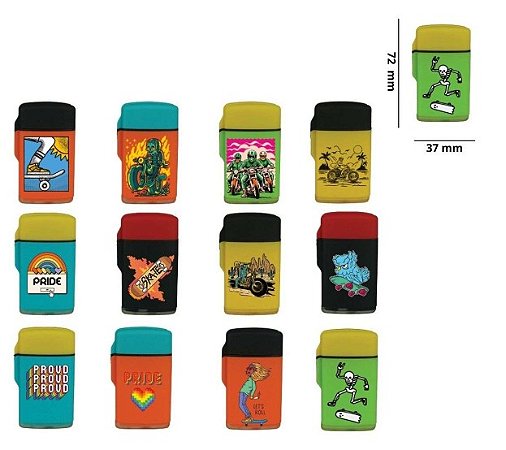 Maçarico Zengaz diversas estampas ZL10Cestam3