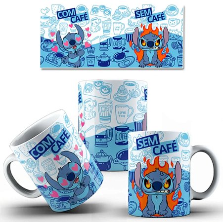 Caneca Stitch Café Sem Café
