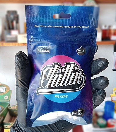 Filtros Chillin 6mm - Bag c/ 150 unds