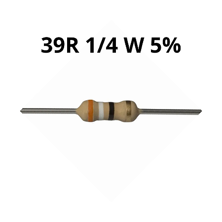 Resistor 39Ω 5% 1/4W CR39 39R