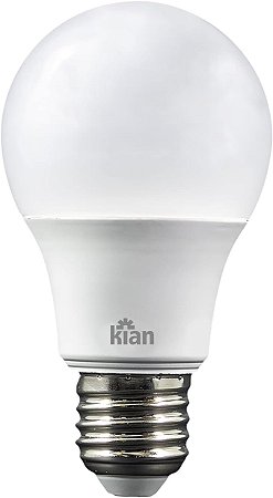 Lâmpada Led Bulbo A60 12W 3.000K Branca Bivolt Kian