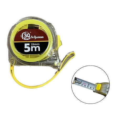 Trena resistente SQ Transparente 5Metros X 25mm