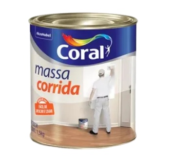 Massa Corrida 1,5kg Coral