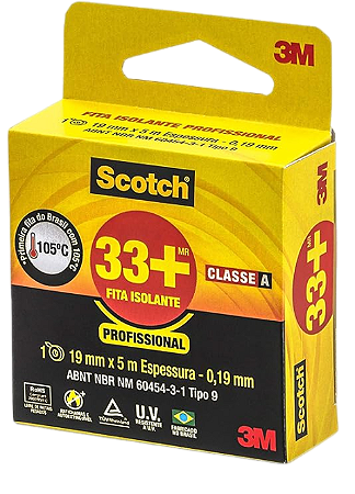 Fita Isolante 3M Scotch 19mm x 5m