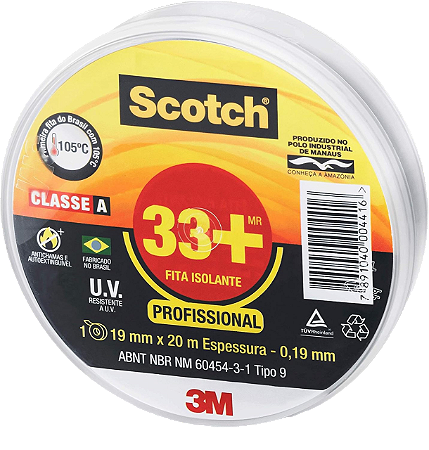 Fita Isolante 3M Scotch 19mm x 20m