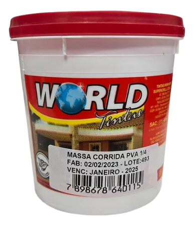 Massa Acrílica Externa World Tintas 900 ML