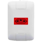 Tomada 20A Vermelha Aria Tramontina