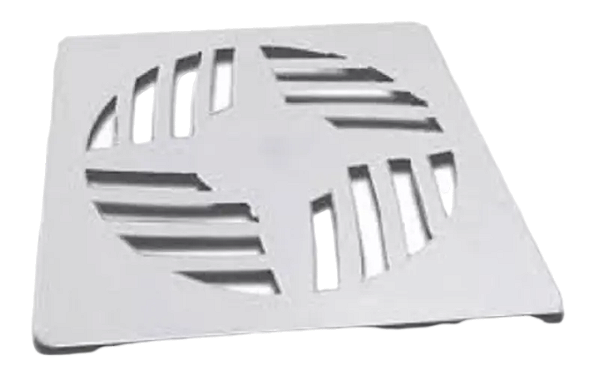 Grelha Quadrada 100x100 ABS Cromada Astra