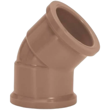 Cotovelo Joelho 1" 45° Soldável 32mm Marrom
