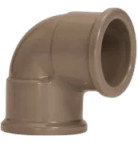 Cotovelo Joelho 2" 90° Soldável 50mm Marrom
