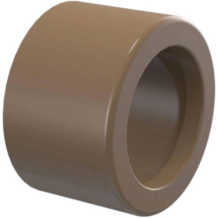 Bucha De Redução Soldável Curta 60x50mm Pvc Marrom
