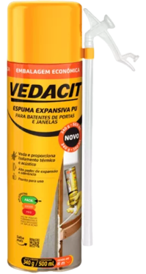 Espuma Expansiva Vedacit 340g/500ml