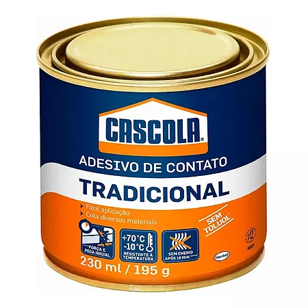 Cola de Contato S/Toluol Cascola - 195g