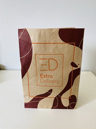 SACOLA KRAFT ESTRO DELIVERY - 500 Unidades