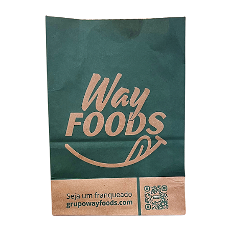SACOLA KRAFT WAY FOODS (PP) -  500 unidades