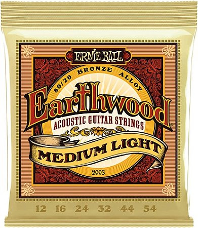 Encordoamento para violão aço Ernie Ball Earthwood 0.12