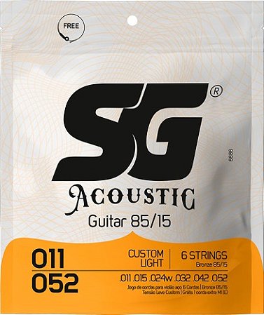 Encordoamento para Violão Bronze SG 0.11