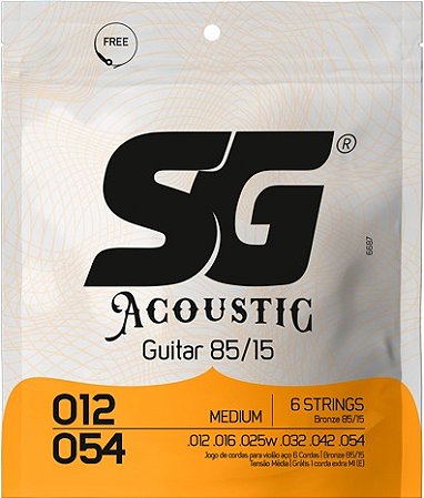 Encordoamento para Violão Bronze SG 0.12