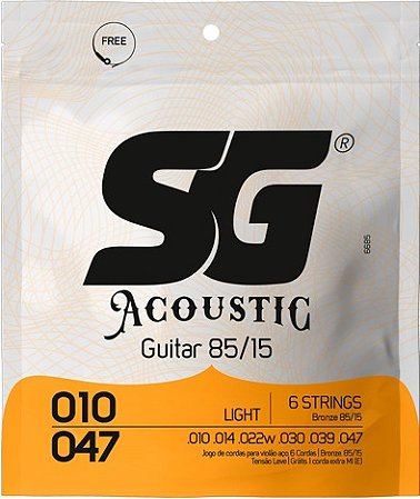 Encordoamento para Violão Bronze SG 0.10