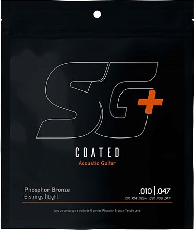 Encordoamento para Violão Phosphor Bronze SG+ Coated 0.10