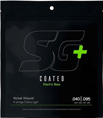 Encordoamento para Baixo SG+ Níquel Revestida para Baixo 4 Cordas 0.40