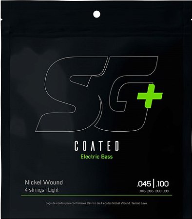 Encordoamento para Baixo SG+ Coated Níquel Revestida para Baixo 4 Cordas 045