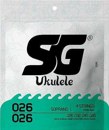 Encordoamento para ukulele SG  Nylon para Ukulele Soprano 026