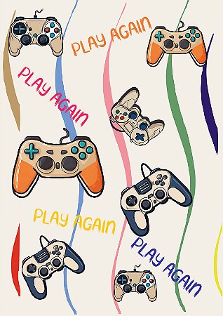 Estampa personalizada, com temas e cores variados, criada conforme desejo do cliente, entregue na forma de Rapport