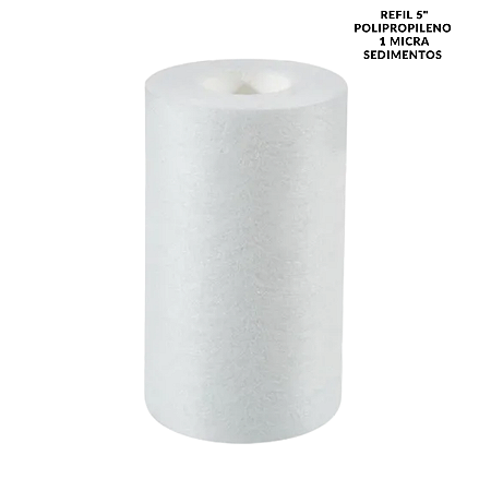 Refil 5" Polipropileno 1 Micra para Purificador