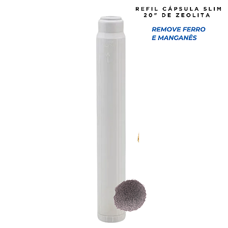 Refil Cápsula Slim 20" de Zeolita para Purificador