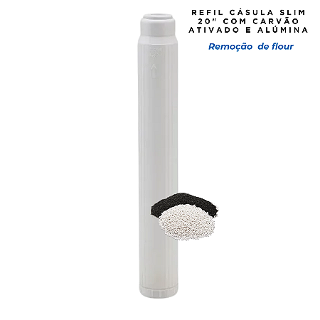 Refil Cápsula Slim 20" com Carvão Ativado
